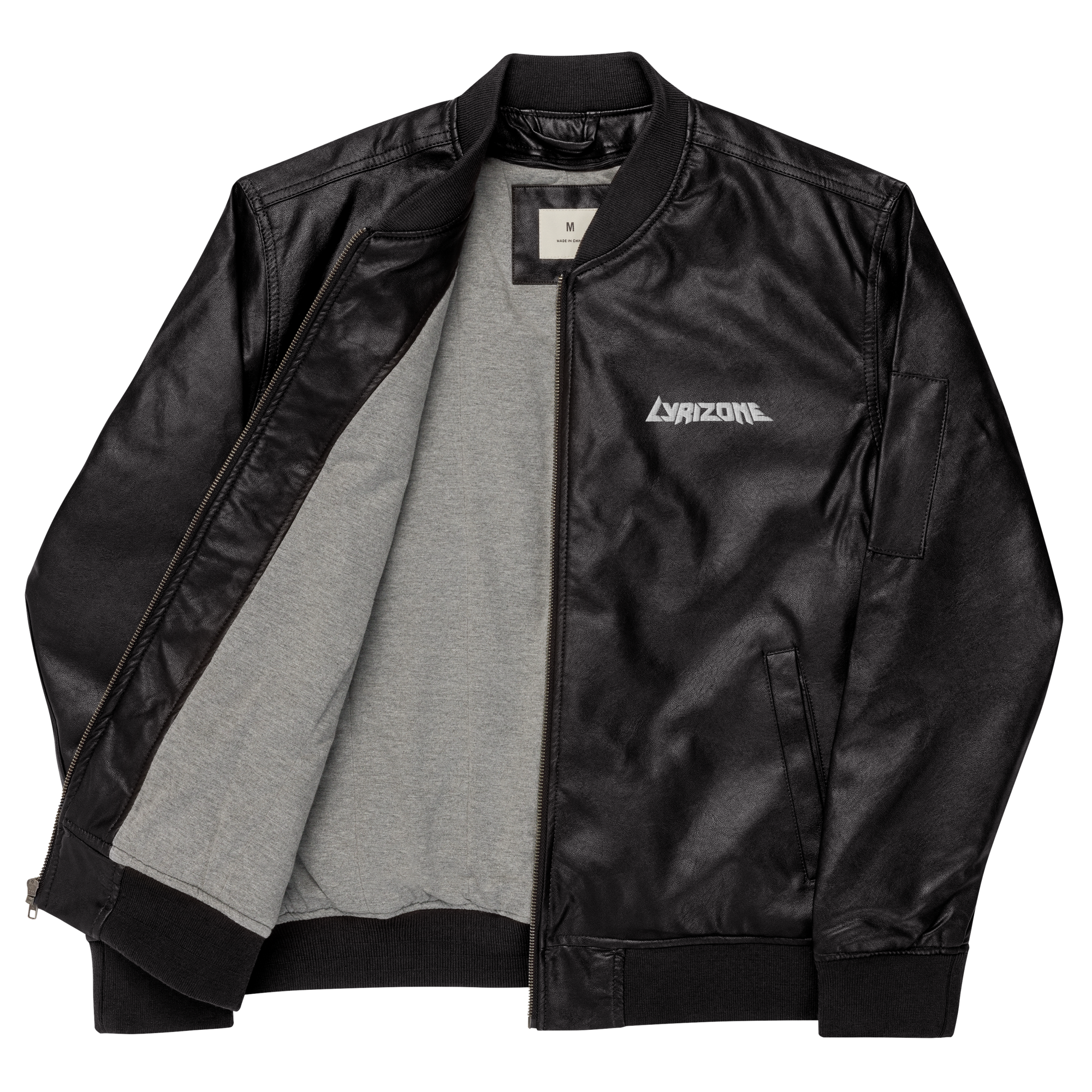 Lyrizone (Leather Bomber Jacket) Lyrizone