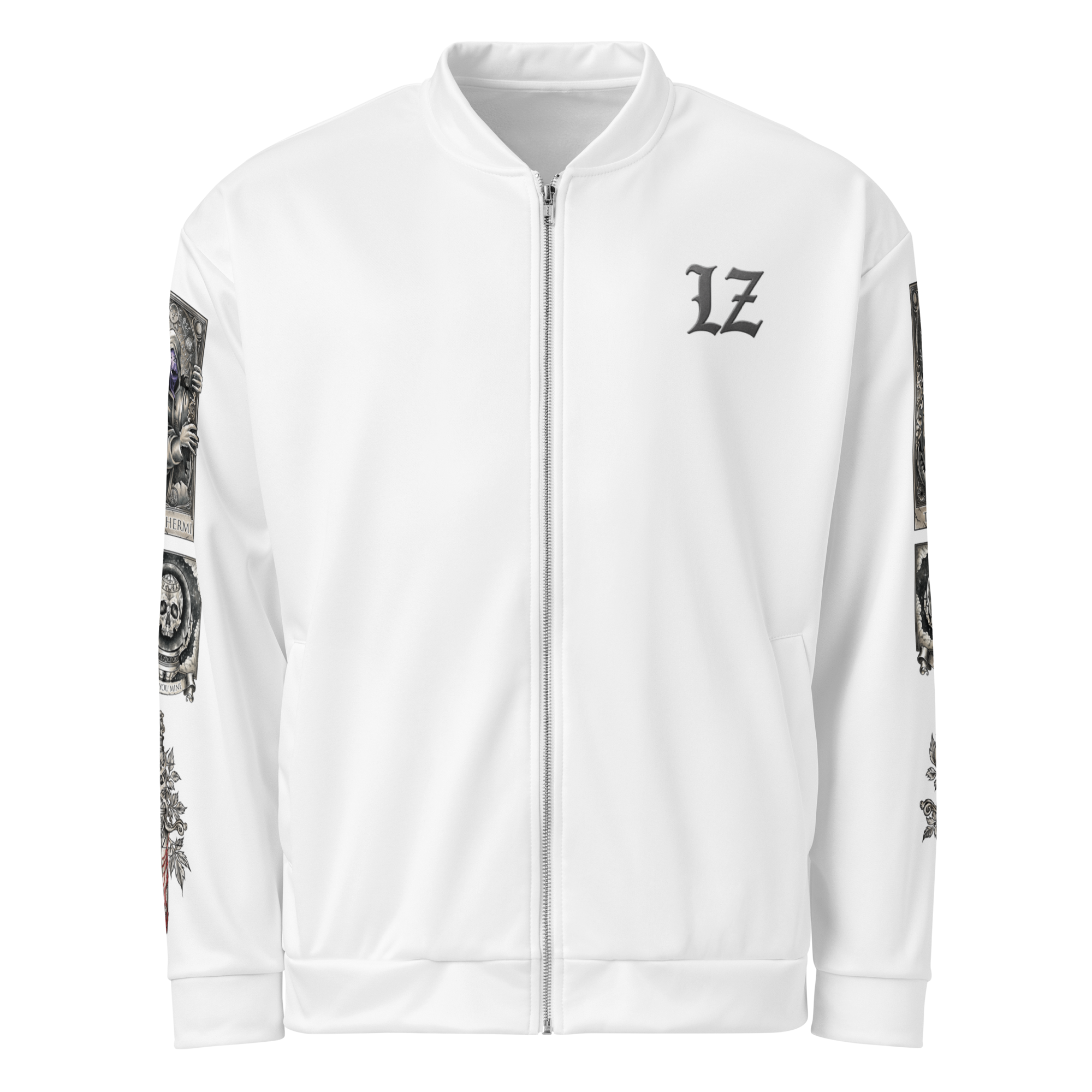 MAKE YOU MINE (White Bomber Jacket) Lyrizone