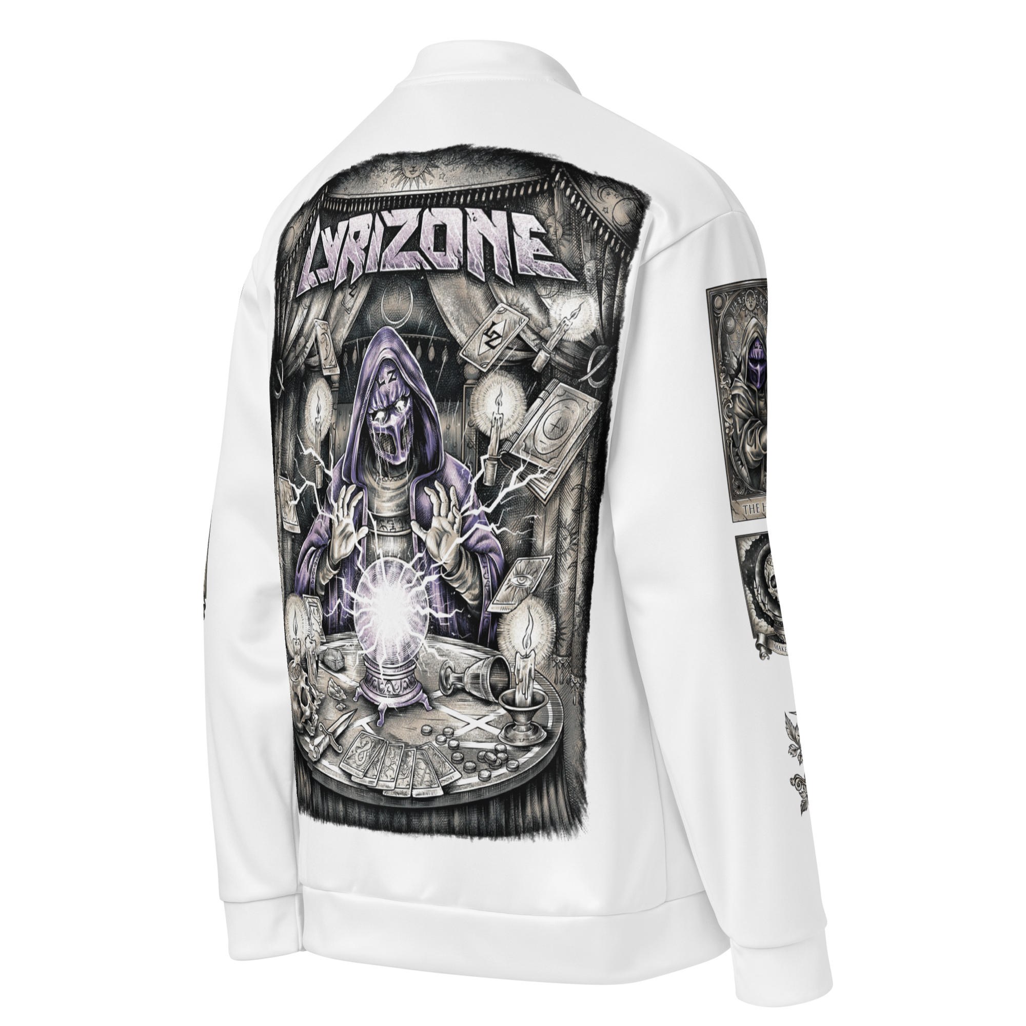 MAKE YOU MINE (White Bomber Jacket) Lyrizone